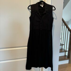 KristenseN Du Nord black sleeveless shirt dress